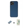 MARSİLYAN™- iPhone 12 Pro Max Kılıf Yadigar Klasik - Siyah 20D Premium Cam Ekran Koruyucu + Shine Kamera Lens Koruma Cam - GI
