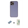 MARSİLYAN™- iPhone 12 Pro Max Kılıf Yadigar Klasik - Siyah 20D Premium Cam Ekran Koruyucu + Shine Kamera Lens Koruma Cam - GS