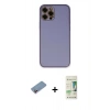 MARSİLYAN™- iPhone 12 Pro Max Kılıf Yadigar Klasik - Siyah 20D Premium Cam Ekran Koruyucu + Shine Kamera Lens Koruma Cam - PE