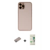 MARSİLYAN™- iPhone 12 Pro Max Kılıf Yadigar Klasik - Siyah 20D Premium Cam Ekran Koruyucu + Shine Kamera Lens Koruma Cam - SABE