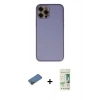MARSİLYAN™- iPhone 12 Pro Max Kılıf Yadigar Klasik - Siyah 20D Premium Cam Ekran Koruyucu + Shine Kamera Lens Koruma Cam - GD