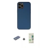 MARSİLYAN™- iPhone 12 Pro Max Kılıf Yadigar Klasik - Siyah 20D Premium Cam Ekran Koruyucu + Renkli Kamera Lens Koruma Cam - YL