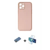MARSİLYAN™- iPhone 12 Pro Max Kılıf Yadigar Klasik - Siyah 3D Antistatik Cam Ekran Koruyucu + Shine Kamera Lens Koruma Cam - GD