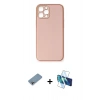 MARSİLYAN™- iPhone 12 Pro Max Kılıf Yadigar Klasik - Siyah 3D Antistatik Seramik Nano Ekran Koruyucu + Shine Kamera Lens Koruma Cam - GI
