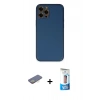MARSİLYAN™- iPhone 12 Pro Max Kılıf Yadigar Klasik - Siyah 5D Eko Cam Ekran Koruyucu + Renkli Kamera Lens Koruma Cam - SI