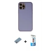 MARSİLYAN™- iPhone 12 Pro Max Kılıf Yadigar Klasik - Siyah 5D Eko Cam Ekran Koruyucu + Shine Kamera Lens Koruma Cam - GI