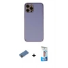 MARSİLYAN™- iPhone 12 Pro Max Kılıf Yadigar Klasik - Siyah 5D Eko Cam Ekran Koruyucu + Shine Kamera Lens Koruma Cam - GD