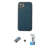 MARSİLYAN™- iPhone 12 Pro Max Kılıf Yadigar Klasik - Siyah 5D Eko Cam Ekran Koruyucu + Shine Kamera Lens Koruma Cam - SH