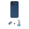 MARSİLYAN™- iPhone 12 Pro Max Kılıf Yadigar Klasik - Siyah 5D Eko Cam Ekran Koruyucu + Shine Kamera Lens Koruma Cam - SH