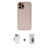 MARSİLYAN™- iPhone 12 Pro Max Kılıf Yadigar Klasik - Siyah 6D Mat Seramik Hayalet Nano Ekran Koruyucu + Shine Kamera Lens - LT