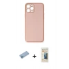 MARSİLYAN™- iPhone 12 Pro Max Kılıf Yadigar Klasik - Siyah 6D Mat Seramik Hayalet Nano Ekran Koruyucu + Mavi Shine Kamera Lens Koruma Cam