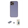 MARSİLYAN™- iPhone 12 Pro Max Kılıf Yadigar Klasik - Siyah 6D Mat Seramik Hayalet Nano Ekran Koruyucu + Renkli Kamera Lens Koruma Cam - SI