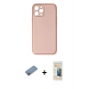 MARSİLYAN™- iPhone 12 Pro Max Kılıf Yadigar Klasik - Siyah 6D Mat Seramik Hayalet Nano Ekran Koruyucu + Shine Kamera Lens Koruma Cam - PE