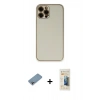 MARSİLYAN™- iPhone 12 Pro Max Kılıf Yadigar Klasik - Siyah 6D Mat Seramik Hayalet Nano Ekran Koruyucu + Shine Kamera Lens Koruma Cam - GI
