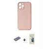 MARSİLYAN™- iPhone 12 Pro Max Kılıf Yadigar Klasik - Siyah 6D Mat Seramik Hayalet Nano Ekran Koruyucu + Renkli Kamera Lens Koruma Cam - YL