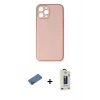 MARSİLYAN™- iPhone 12 Pro Max Kılıf Yadigar Klasik - Siyah Bilvis Hayalet Cam Ekran Koruyucu + Shine Kamera Lens Koruma Cam - GD
