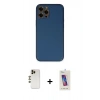 MARSİLYAN™- iPhone 12 Pro Max Kılıf Yadigar Klasik - Siyah Joko 5D Cam + Shine Kamera Lens - GD