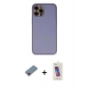 MARSİLYAN™- iPhone 12 Pro Max Kılıf Yadigar Klasik - Siyah Joko 5D Cam + Metal Kamera Lens Koruma Cam - KI