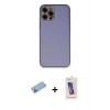 MARSİLYAN™- iPhone 12 Pro Max Kılıf Yadigar Klasik - Siyah Joko 5D Cam + Shine Kamera Lens Koruma Cam - MI