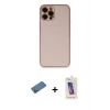 MARSİLYAN™- iPhone 12 Pro Max Kılıf Yadigar Klasik - Siyah Joko 5D Cam + Shine Kamera Lens Koruma Cam - GD