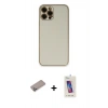 MARSİLYAN™- iPhone 12 Pro Max Kılıf Yadigar Klasik - Siyah Joko 5D Cam + Shine Kamera Lens Koruma Cam - SABE