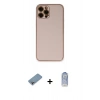 MARSİLYAN™- iPhone 12 Pro Max Kılıf Yadigar Klasik - Siyah Joko Magic 5D Cam + Shine Kamera Lens Koruma Cam - GI