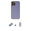 MARSİLYAN™- iPhone 12 Pro Max Kılıf Yadigar Klasik - Siyah Joko Magic 5D Cam + Shine Kamera Lens Koruma Cam - GI