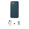 MARSİLYAN™- iPhone 12 Pro Max Kılıf Yadigar Klasik - Siyah Joko Magic 5D Cam + Shine Kamera Lens - GD