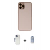 MARSİLYAN™- iPhone 12 Pro Max Kılıf Yadigar Klasik - Siyah Joko Magic 5D Cam + Shine Kamera Lens - LT