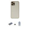 MARSİLYAN™- iPhone 12 Pro Max Kılıf Yadigar Klasik - Siyah Joko Magic 5D Cam + Renkli Kamera Lens Koruma Cam - MI