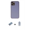 MARSİLYAN™- iPhone 12 Pro Max Kılıf Yadigar Klasik - Siyah Joko Magic 5D Cam + Shine Kamera Lens Koruma Cam - PE