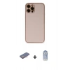 MARSİLYAN™- iPhone 12 Pro Max Kılıf Yadigar Klasik - Siyah Joko Magic 5D Cam + Renkli Kamera Lens Koruma Cam - PE