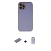MARSİLYAN™- iPhone 12 Pro Max Kılıf Yadigar Klasik - Siyah Joko Magic 5D Cam + Renkli Kamera Lens Koruma Cam - PE
