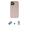 MARSİLYAN™- iPhone 12 Pro Max Kılıf Yadigar Klasik - Siyah Joko Magic 5D Cam + Shine Kamera Lens Koruma Cam - SH