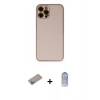 MARSİLYAN™- iPhone 12 Pro Max Kılıf Yadigar Klasik - Siyah Joko Magic 5D Cam + Shine Kamera Lens Koruma Cam - SABE