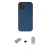 MARSİLYAN™- iPhone 12 Pro Max Kılıf Yadigar Klasik - Siyah Joko Magic 5D Cam + Shine Kamera Lens Koruma Cam - SABE