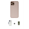 MARSİLYAN™- iPhone 12 Pro Max Kılıf Yadigar Klasik - Siyah Joko Magic 5D Hayalet Cam + Shine Kamera Lens - LT