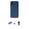 MARSİLYAN™- iPhone 12 Pro Max Kılıf Yadigar Klasik - Siyah Joko Magic 5D Hayalet Cam + Renkli Kamera Lens Koruma Cam - MI