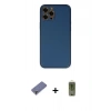 MARSİLYAN™- iPhone 12 Pro Max Kılıf Yadigar Klasik - Siyah Joko Magic 5D Hayalet Cam + Metal Kamera Lens Koruma Cam - GD
