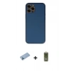 MARSİLYAN™- iPhone 12 Pro Max Kılıf Yadigar Klasik - Siyah Joko Magic 5D Hayalet Cam + Shine Kamera Lens Koruma Cam - MI