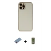 MARSİLYAN™- iPhone 12 Pro Max Kılıf Yadigar Klasik - Siyah Joko Magic 5D Hayalet Cam + Shine Kamera Lens Koruma Cam - PE