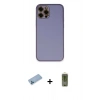 MARSİLYAN™- iPhone 12 Pro Max Kılıf Yadigar Klasik - Siyah Joko Magic 5D Hayalet Cam + Shine Kamera Lens Koruma Cam - MI