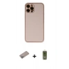 MARSİLYAN™- iPhone 12 Pro Max Kılıf Yadigar Klasik - Siyah Joko Magic 5D Hayalet Cam + Shine Kamera Lens Koruma Cam - SABE