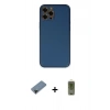 MARSİLYAN™- iPhone 12 Pro Max Kılıf Yadigar Klasik - Siyah Joko Magic 5D Hayalet Cam + Shine Kamera Lens Koruma Cam - SH