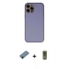 MARSİLYAN™- iPhone 12 Pro Max Kılıf Yadigar Klasik - Siyah Joko Magic 5D Hayalet Cam + Shine Kamera Lens Koruma Cam - SH