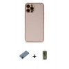 MARSİLYAN™- iPhone 12 Pro Max Kılıf Yadigar Klasik - Siyah Joko Magic 5D Hayalet Cam + Shine Kamera Lens Koruma Cam - SH