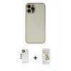 MARSİLYAN™- iPhone 12 Pro Max Kılıf Yadigar Klasik - Siyah Mat Seramik Nano Ekran Koruyucu + Shine Kamera Lens - GD