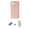 MARSİLYAN™- iPhone 12 Pro Max Kılıf Yadigar Klasik - Siyah Mat Seramik Nano Ekran Koruyucu + Metal Kamera Lens Koruma Cam - GD