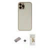 MARSİLYAN™- iPhone 12 Pro Max Kılıf Yadigar Klasik - Siyah Mat Seramik Nano Ekran Koruyucu + Shine Kamera Lens Koruma Cam - SABE