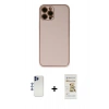 MARSİLYAN™- iPhone 12 Pro Max Kılıf Yadigar Klasik - Siyah Mat Seramik Nano Ekran Koruyucu + Shine Kamera Lens - LT